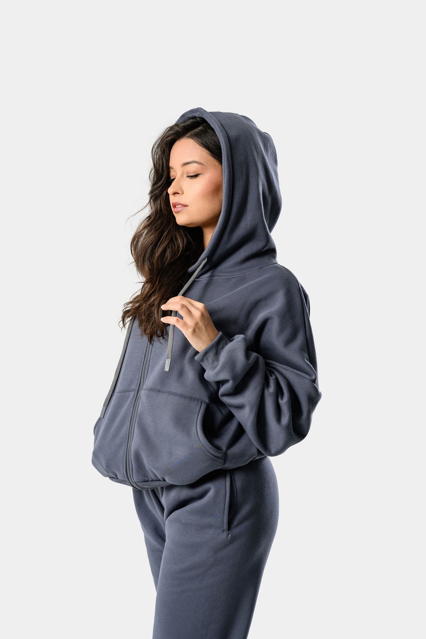 CozyTec Full Zip Hoodie - Meteorite