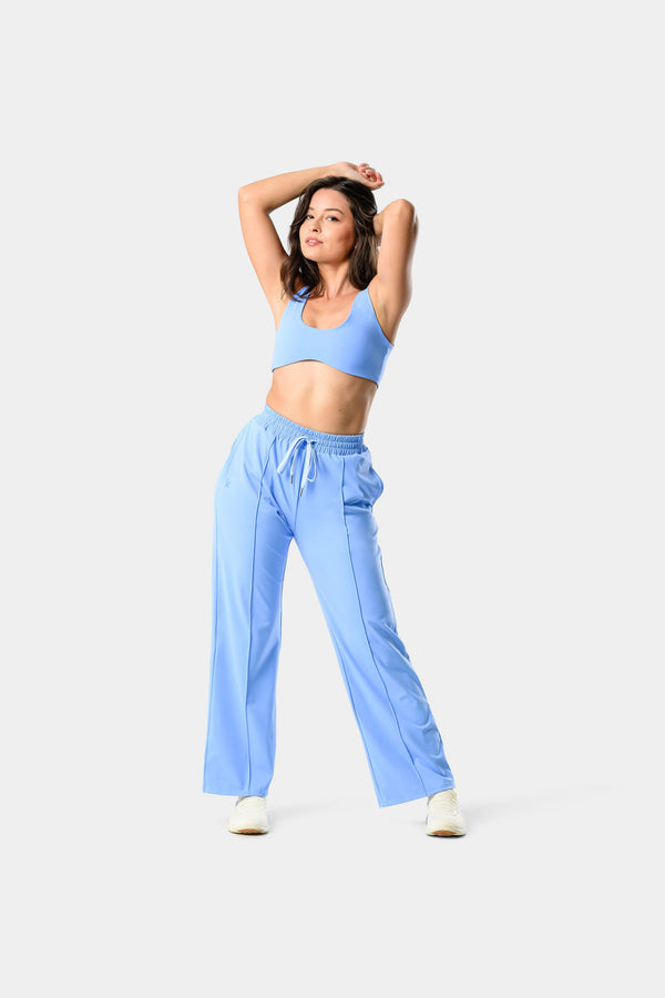 Serenity Straight Leg Pants - Baby Blue