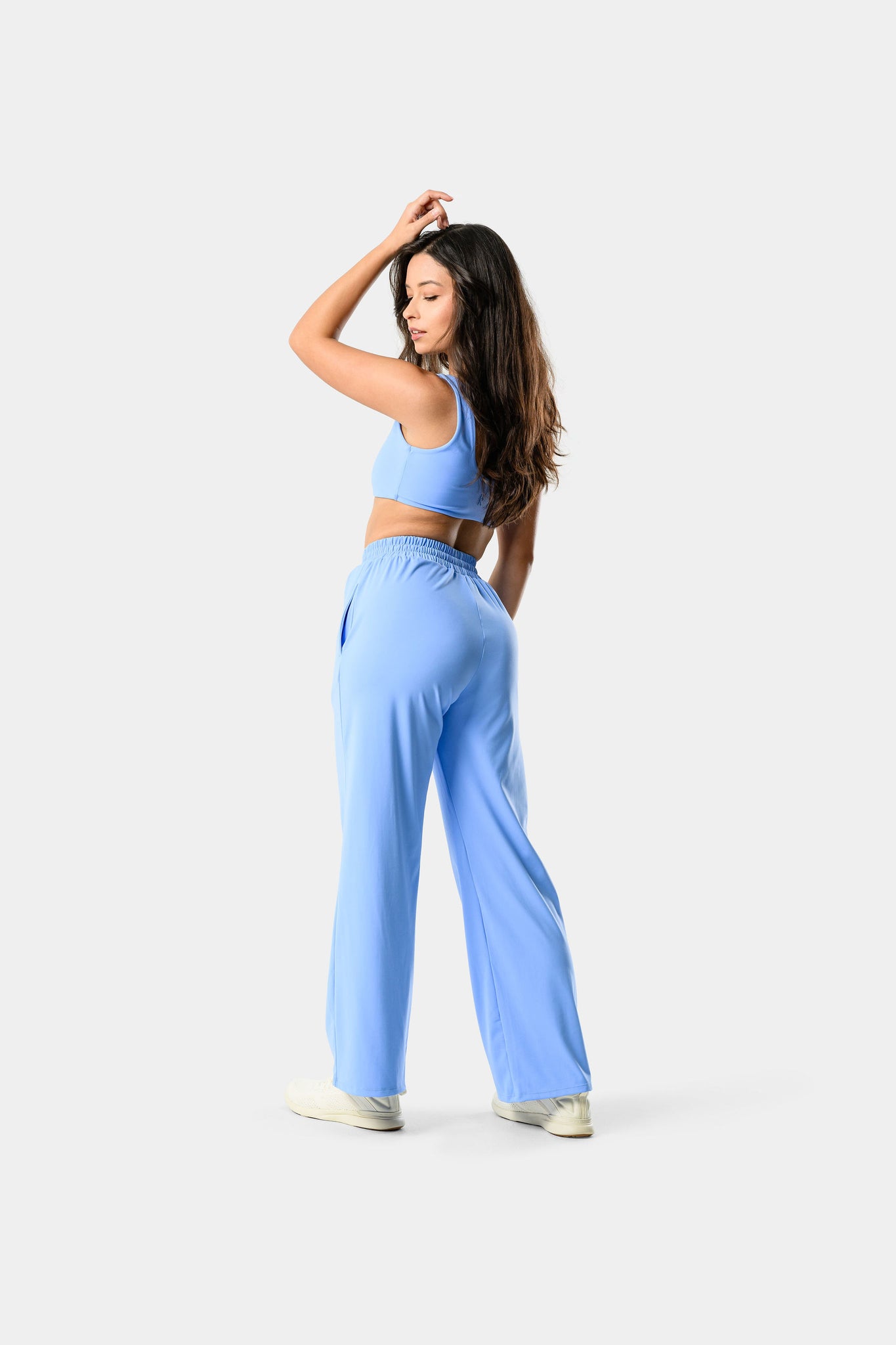 Serenity Straight Leg Pants - Baby Blue