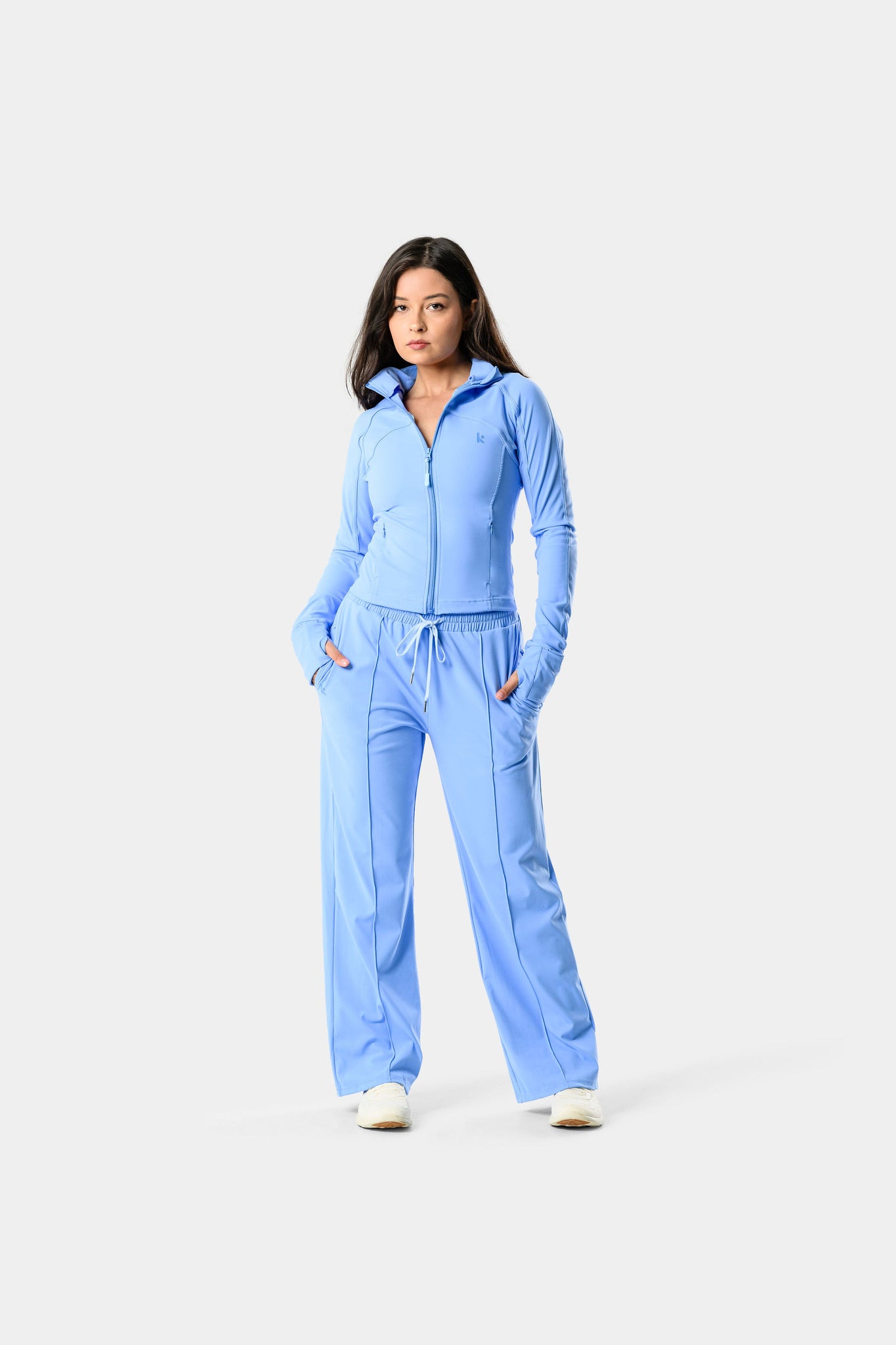 Serenity Straight Leg Pants - Baby Blue