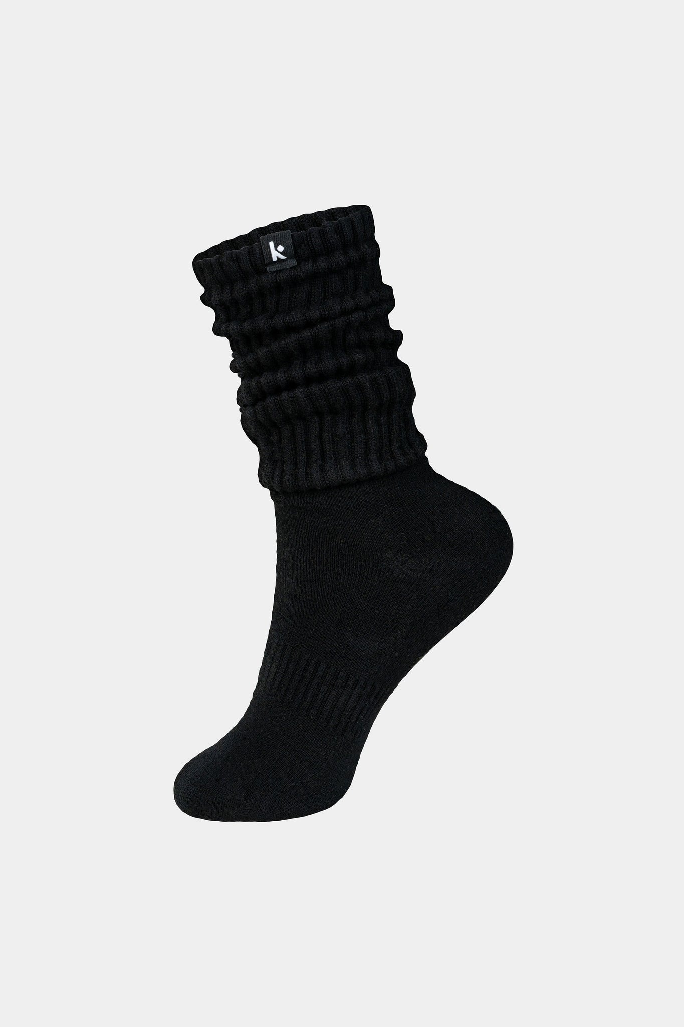 3-Pair Pack Cozy Scrunch Socks - Black