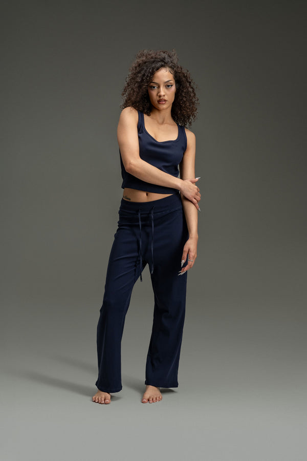 Rib Relaxed Pants 26