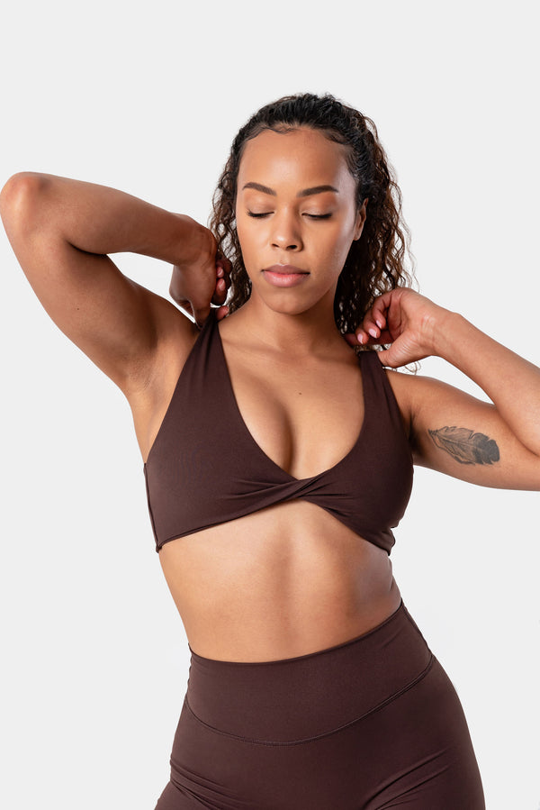 Selene Sports Bra - Java Brown